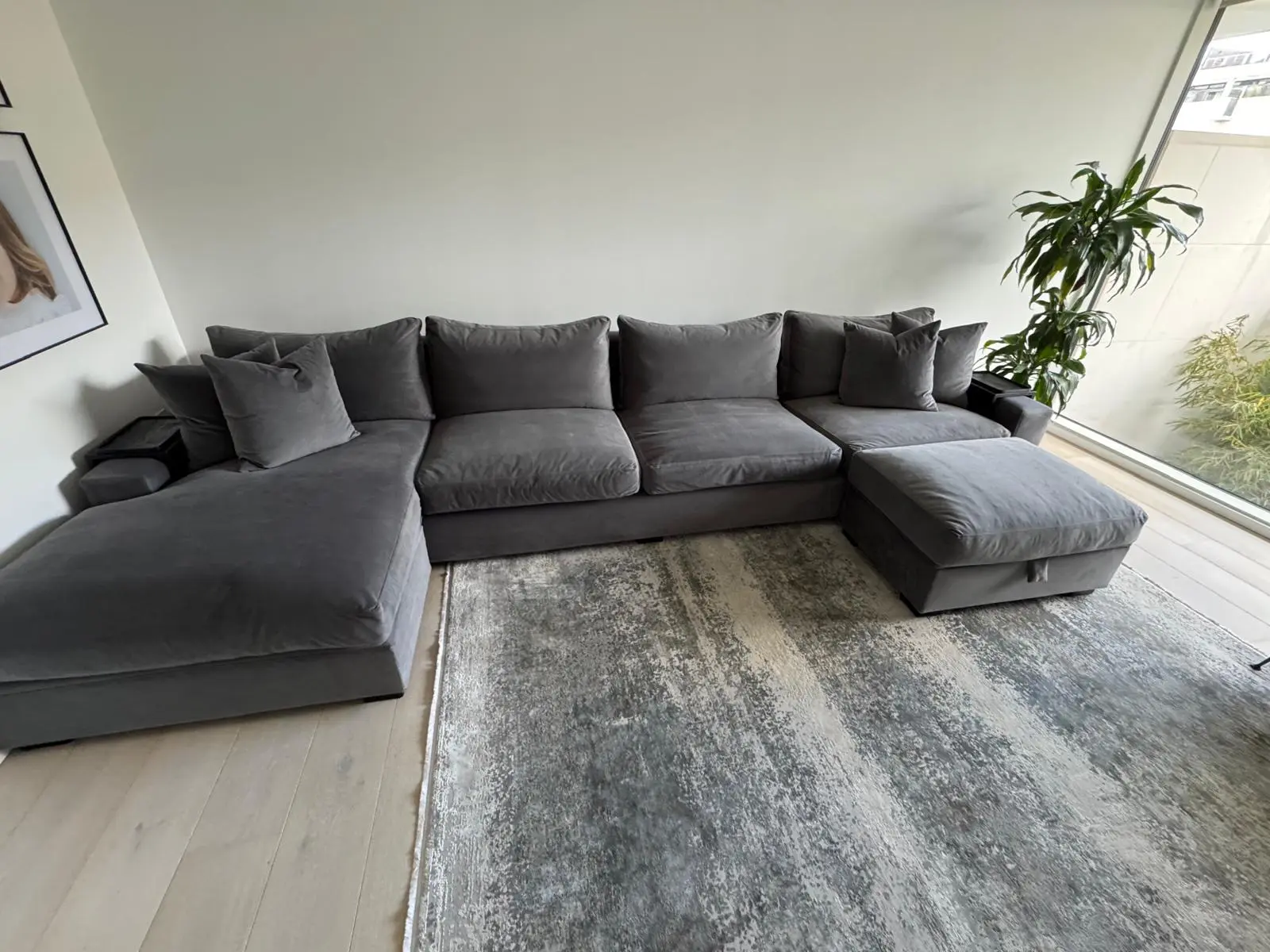 Raft Furniture 4m sofa with chaise