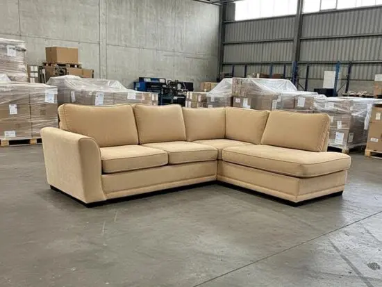 Next!!Beige 4x Seater Highback Corner Sofa
