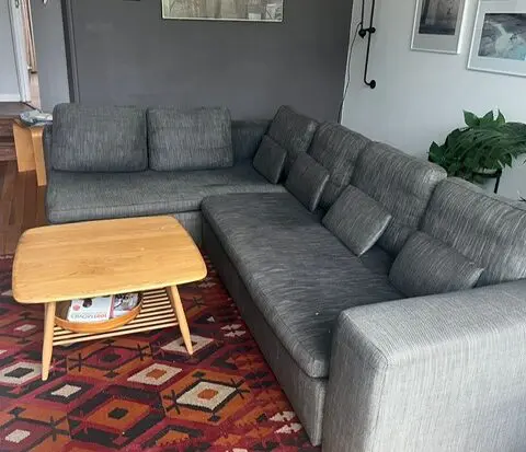 Habitat Grey Corner Sofa