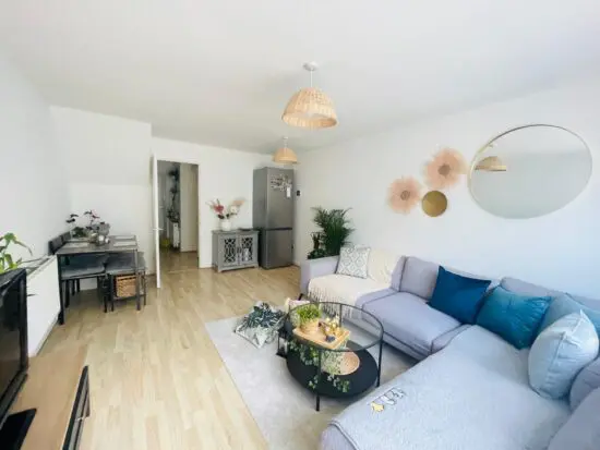 DFS Grey corner sofa Lexia FB FM LHF arm