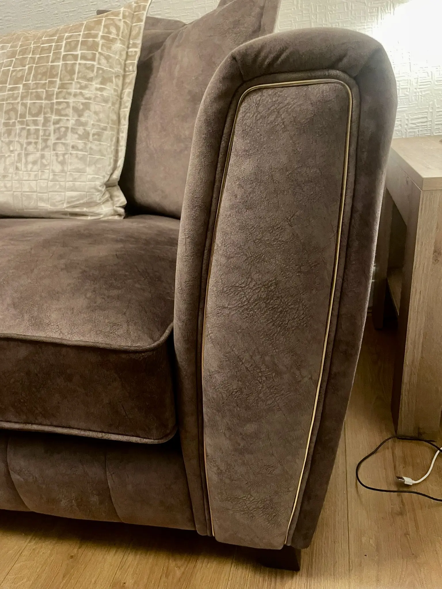 DFS Cherished 3 seater pillow back sofa & cuddler pillow back sofa