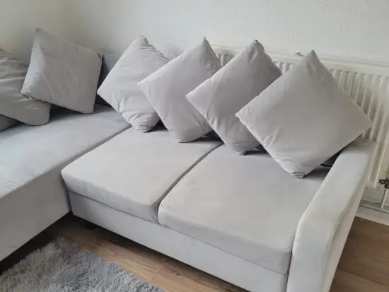 Laura james reversible grey corner sofa