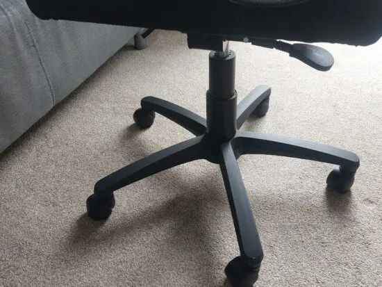 Specialist Ergonomic adjustable height and swivel seat footstool for 2 legs