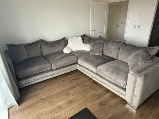 Grey Lawrence Llewelyn Bowen Corner Sofa