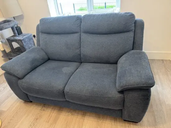 Furniture Village Blue 2 seater Sofa