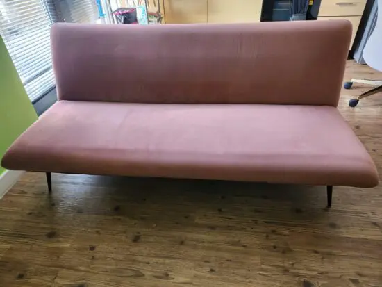 Habitat Matteo Velvet Sofa Bed – Blush Pink – Excellent Condition – £130 (Quick Sale)