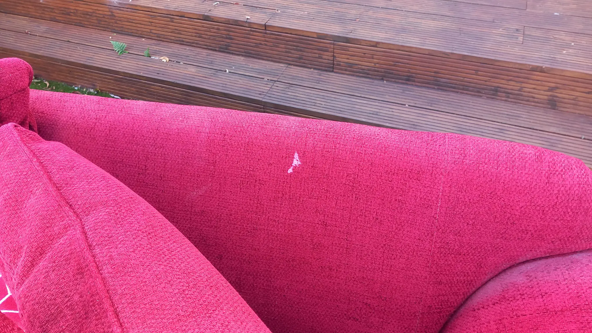 Beautiful bespoke Laura Ashley Red 3 Piece Sofa Set