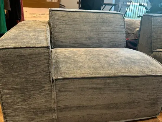 ✨ Rove Concepts Right-Arm Modular Lounge Chair – Light Blue – Unused Condition ✨