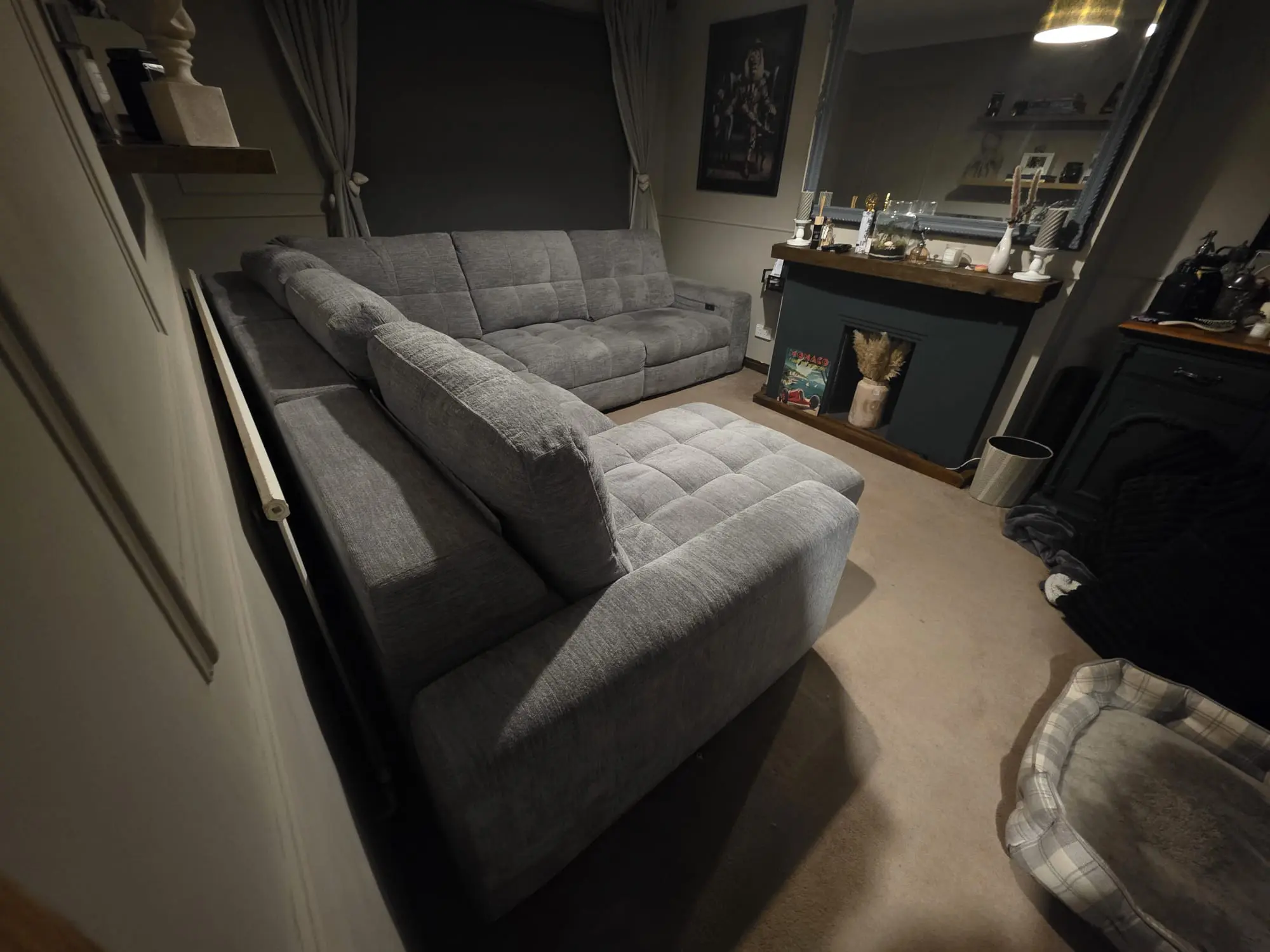 Dfs custom made stellar power chaise sofa