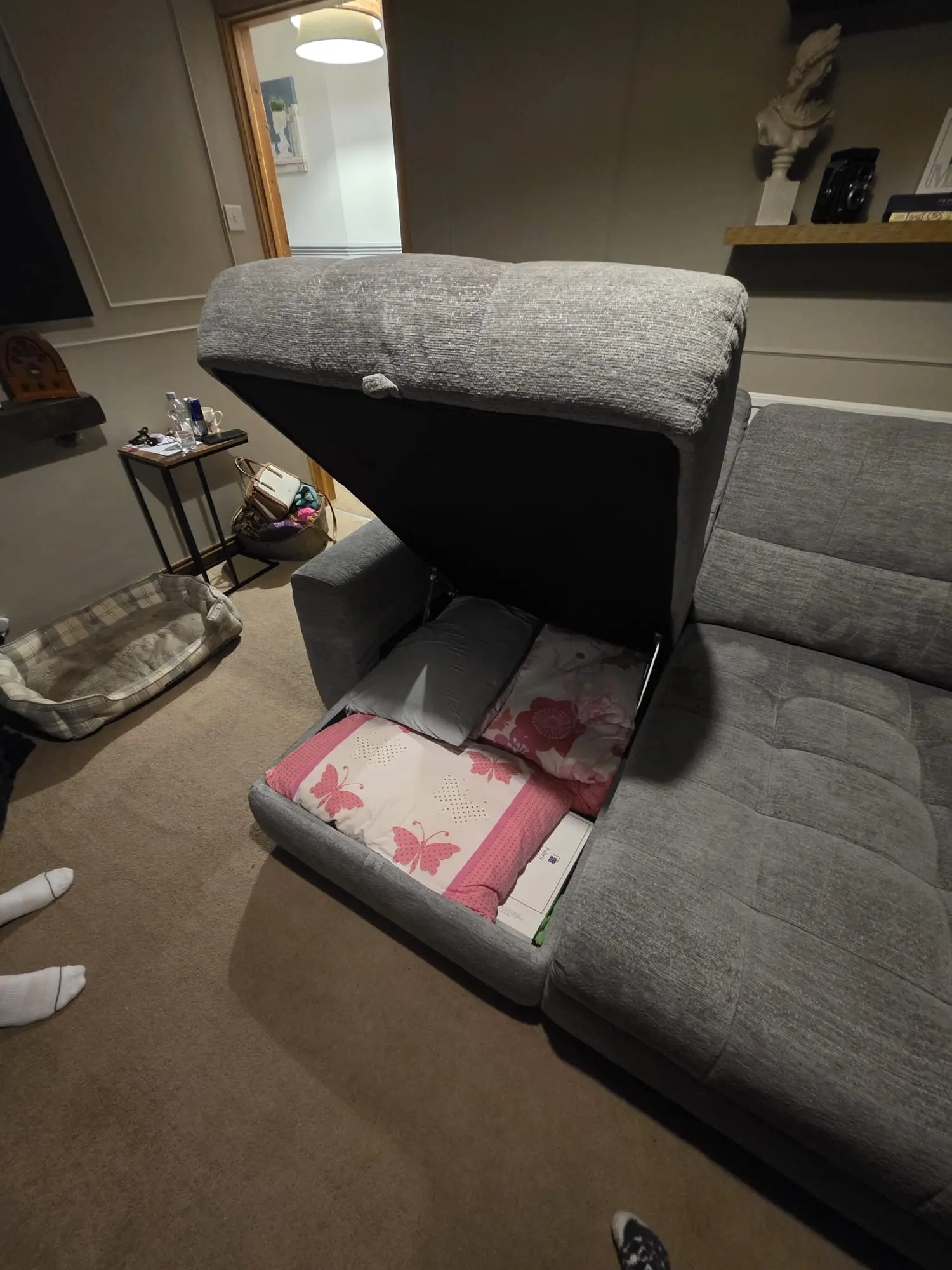 Dfs custom made stellar power chaise sofa