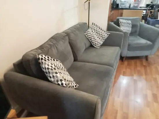 sofa and chair set