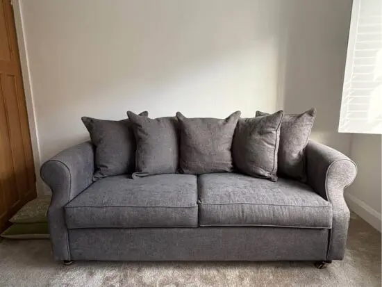 Darlings of Chelsea, Grey, 3 seater, double sofa bed
