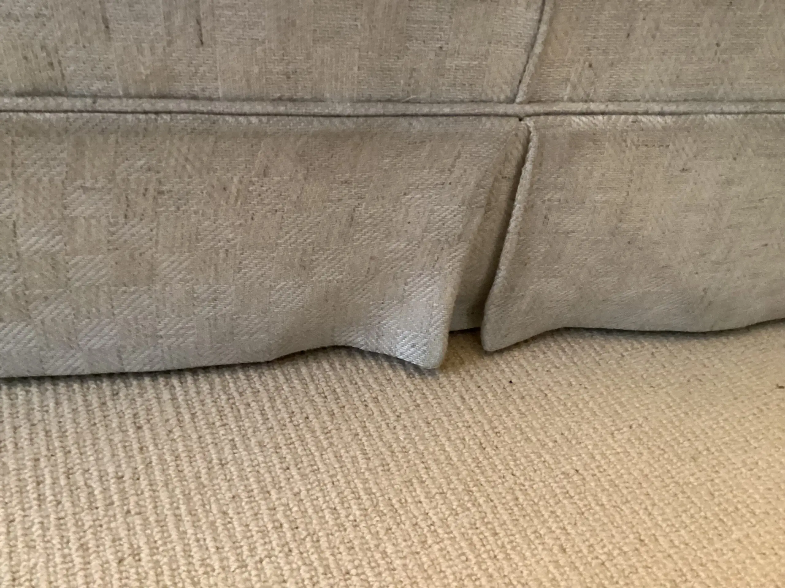 2 Duresta oatmeal Waldorf Grand 3 Seater Sofas