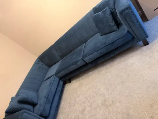 Ivy fluted corner sofa