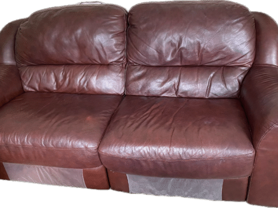 Calia Italia leather sofa
