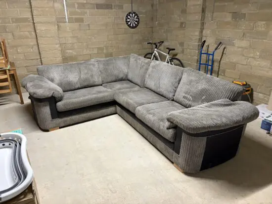 Grey Corner Sofa from Empire
