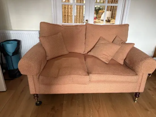 Beautifully upholstered 2 seater sofa