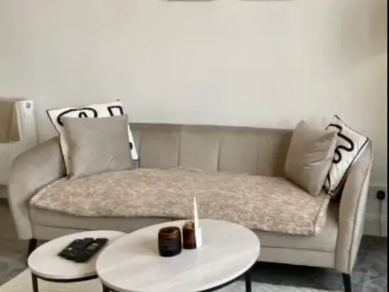 Broughty Ferry location - Loren 3 Seater Sofa, Champagne Classic Velvet