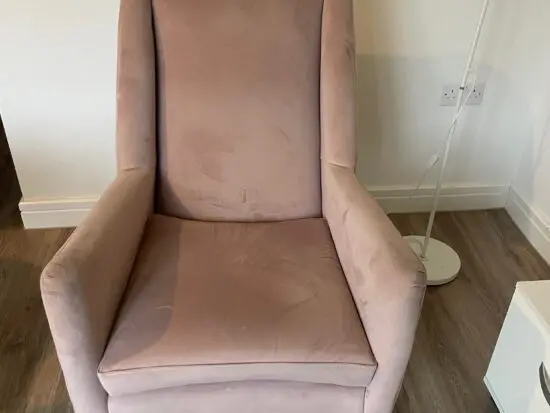 DFS Pink Accent Chair