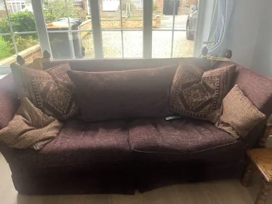 . Three seater sofa
