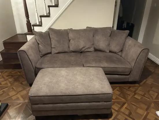 Mariah 3 Seater Fabric Pillow Back Sofa