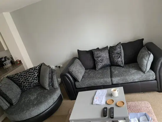 3 seater and large love chair