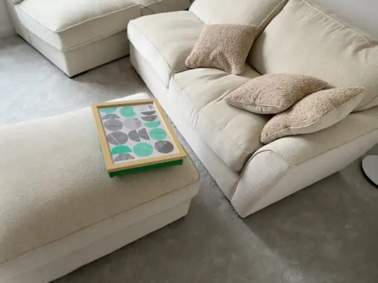 Right hand facing chaise sofa and match large single chair