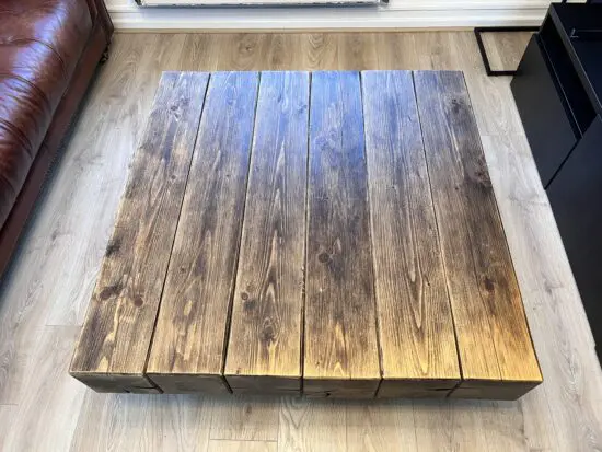 Valmiera Reclaimed Wood 110cm Log Coffee Table – Housing Units