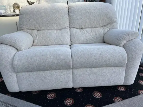 2seater beige settee G Plan