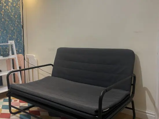 Sofa-bed, Knisa dark grey