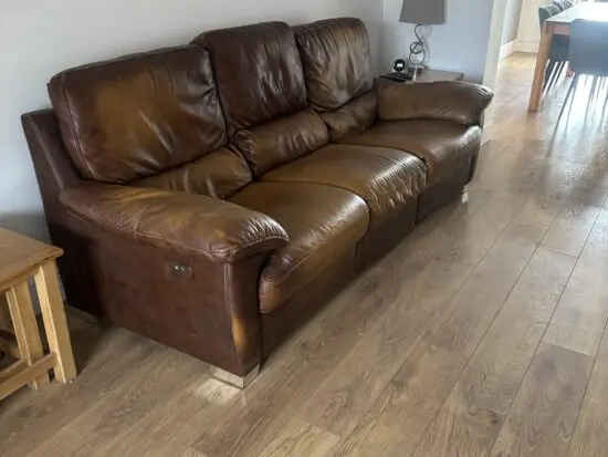 Brown Leather recliner