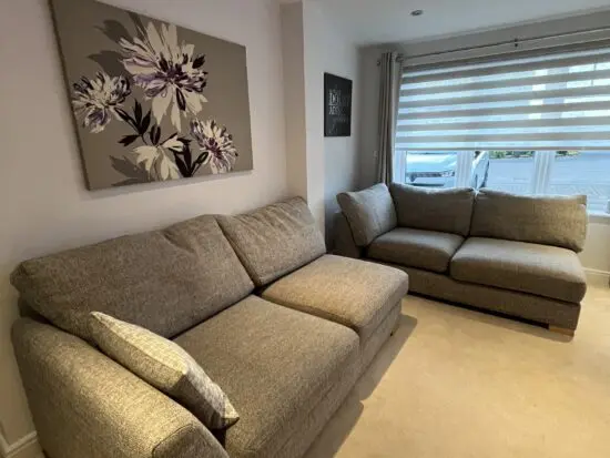 Barker and Stonehouse Grey Corner Sofa