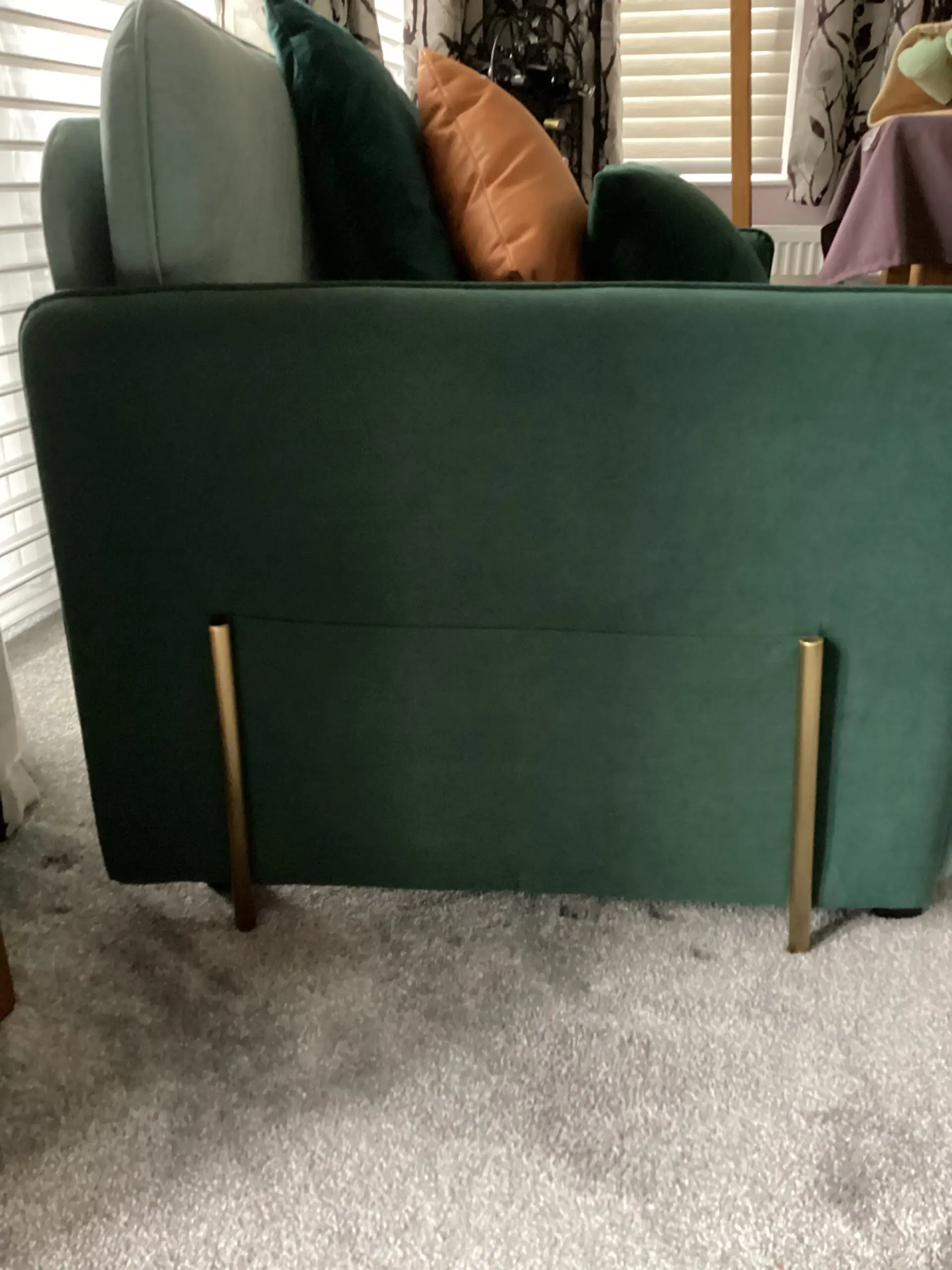 Modern green sofa bed