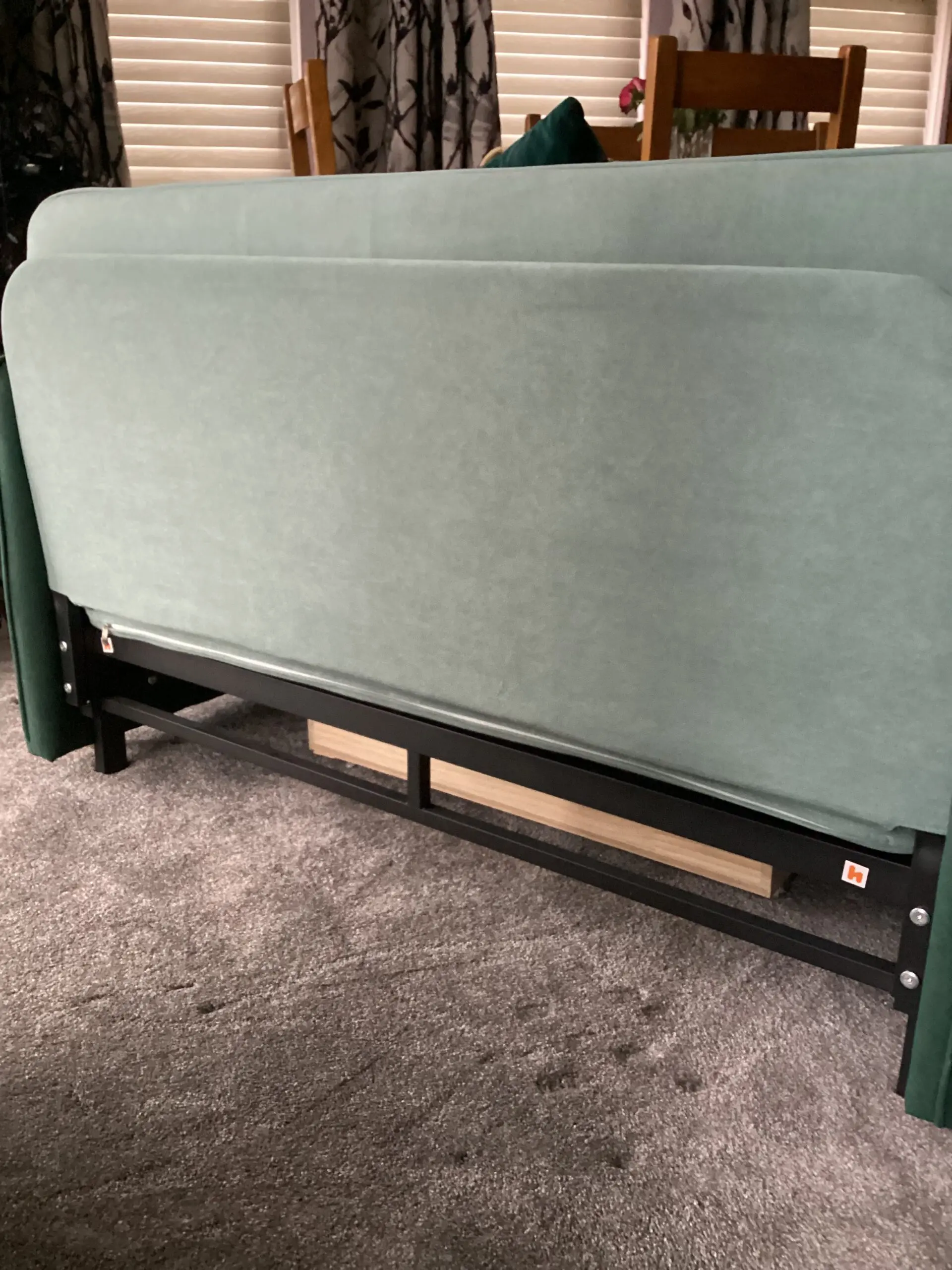 Modern green sofa bed