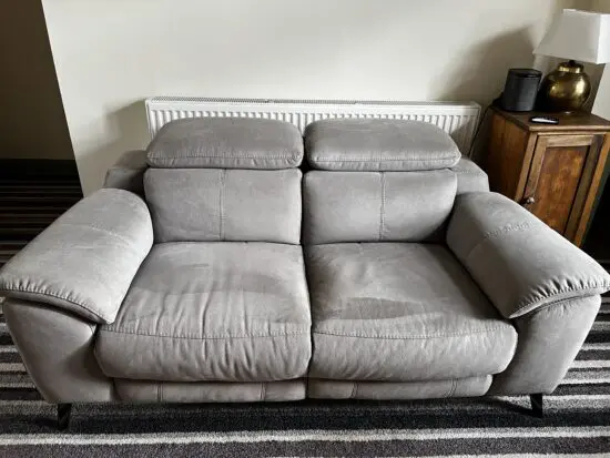 COLLINS 2 SEATER DOUBLE POWER RECLINER TORONTO CHARCOAL