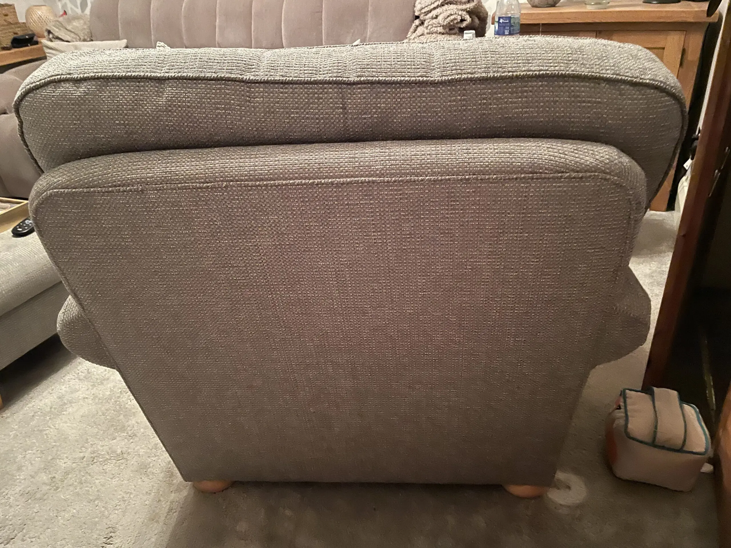 Large 4 seater Sofa, Arm Chair and Storage Foot Stool