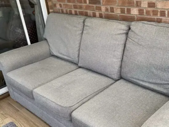 Large 4 seater Sofa, Arm Chair and Storage Foot Stool