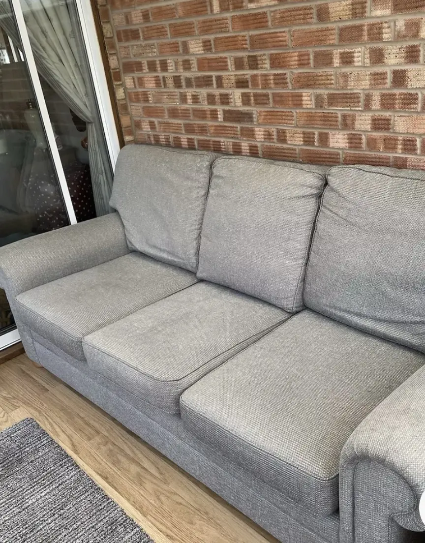 Large 4 seater Sofa, Arm Chair and Storage Foot Stool