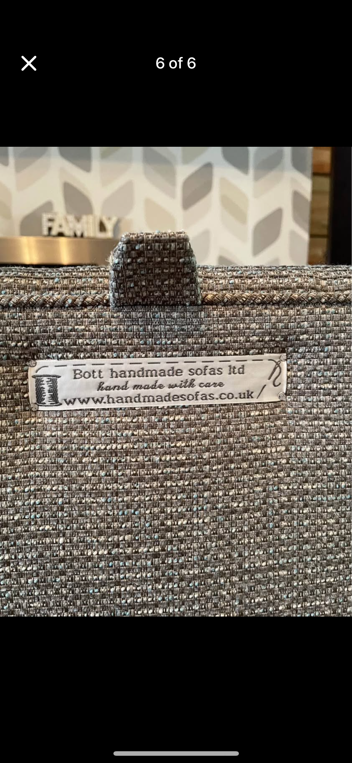 Large 4 seater Sofa, Arm Chair and Storage Foot Stool