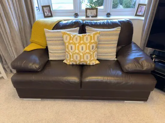 DFS 3 piece Leather Suite.