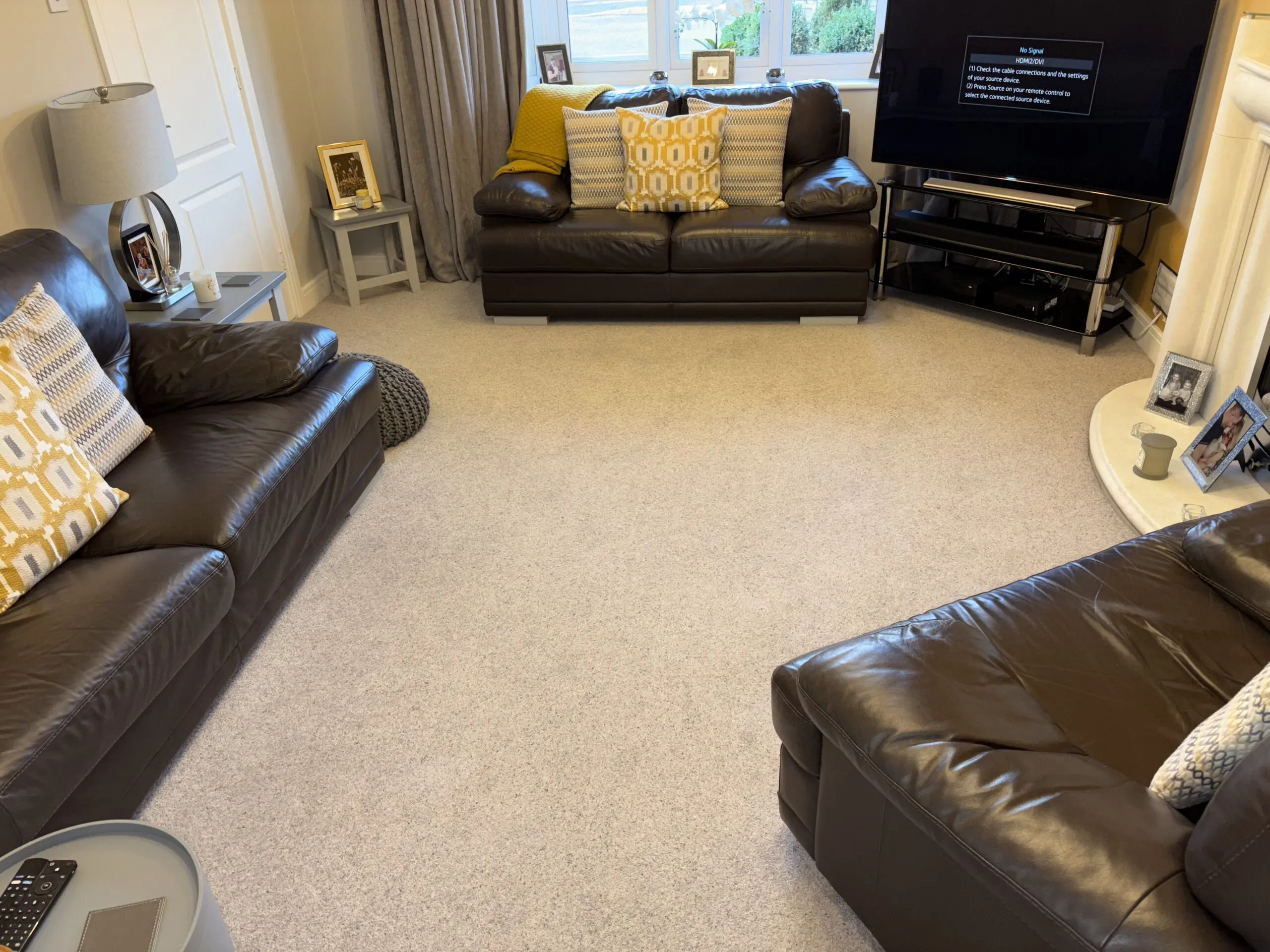 DFS 3 piece Leather Suite.