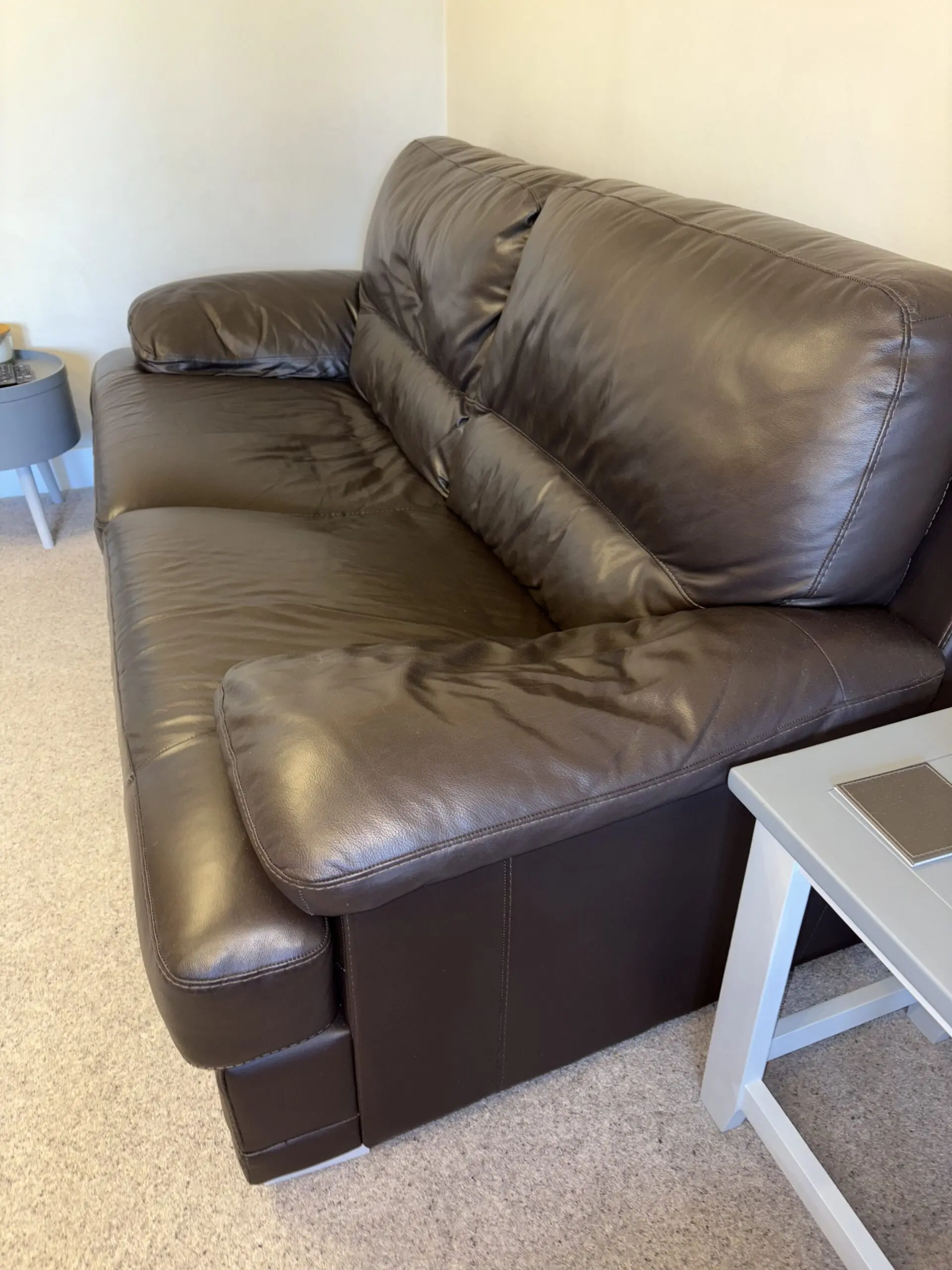 DFS 3 piece Leather Suite.