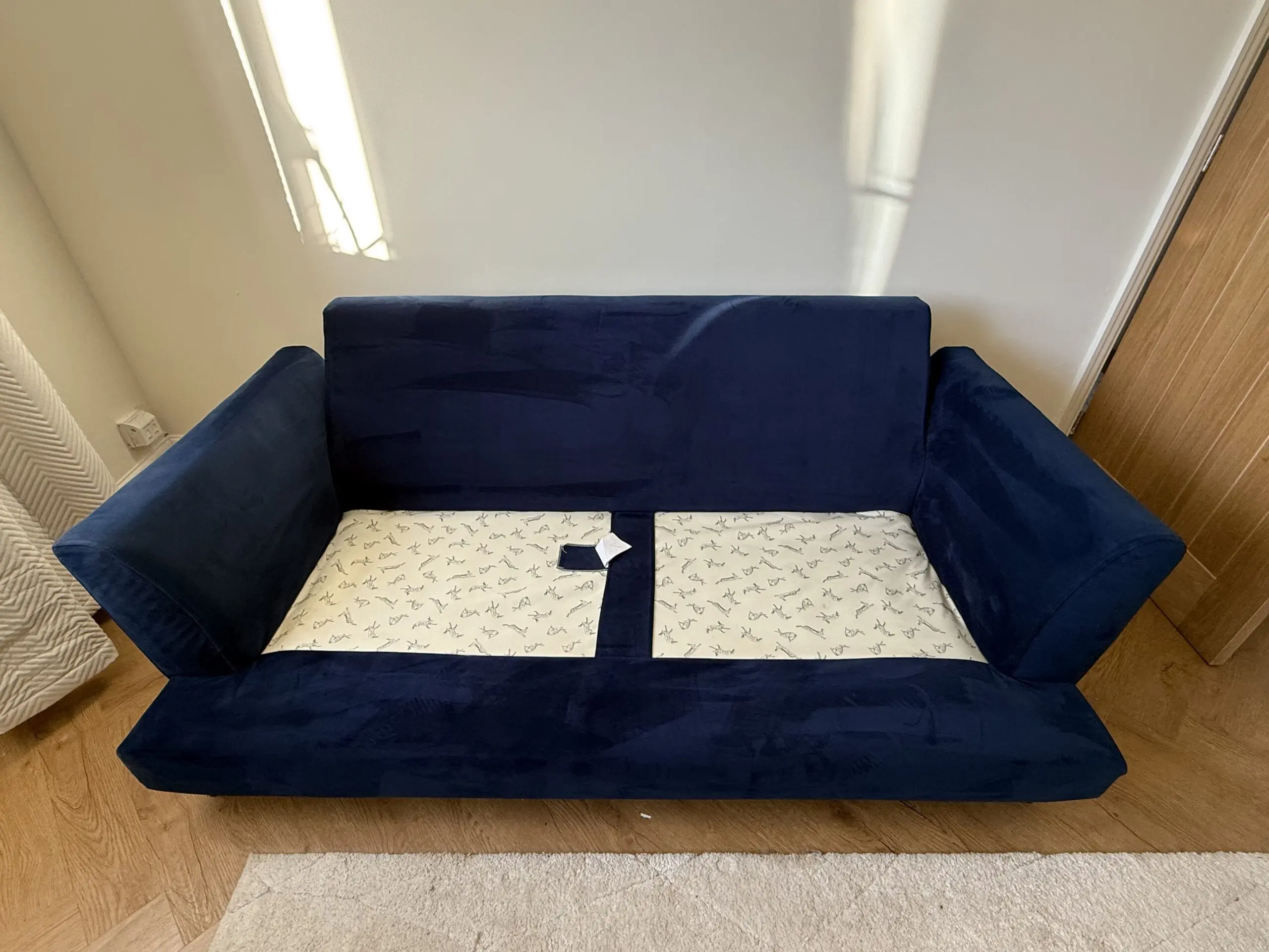 Joules Patterdale 3-Seater – Navy Deluxe Velvet