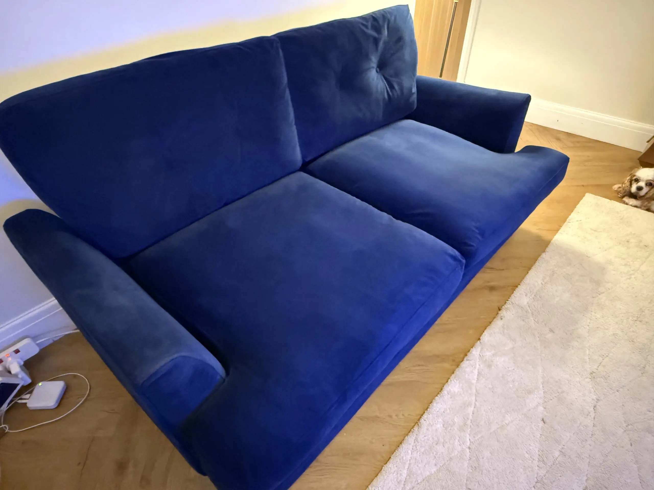 Joules Patterdale 3-Seater – Navy Deluxe Velvet