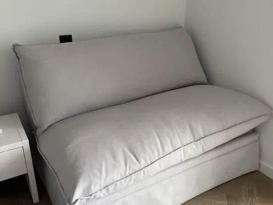 Costume made and almost new sofa bed from Willow & Hall