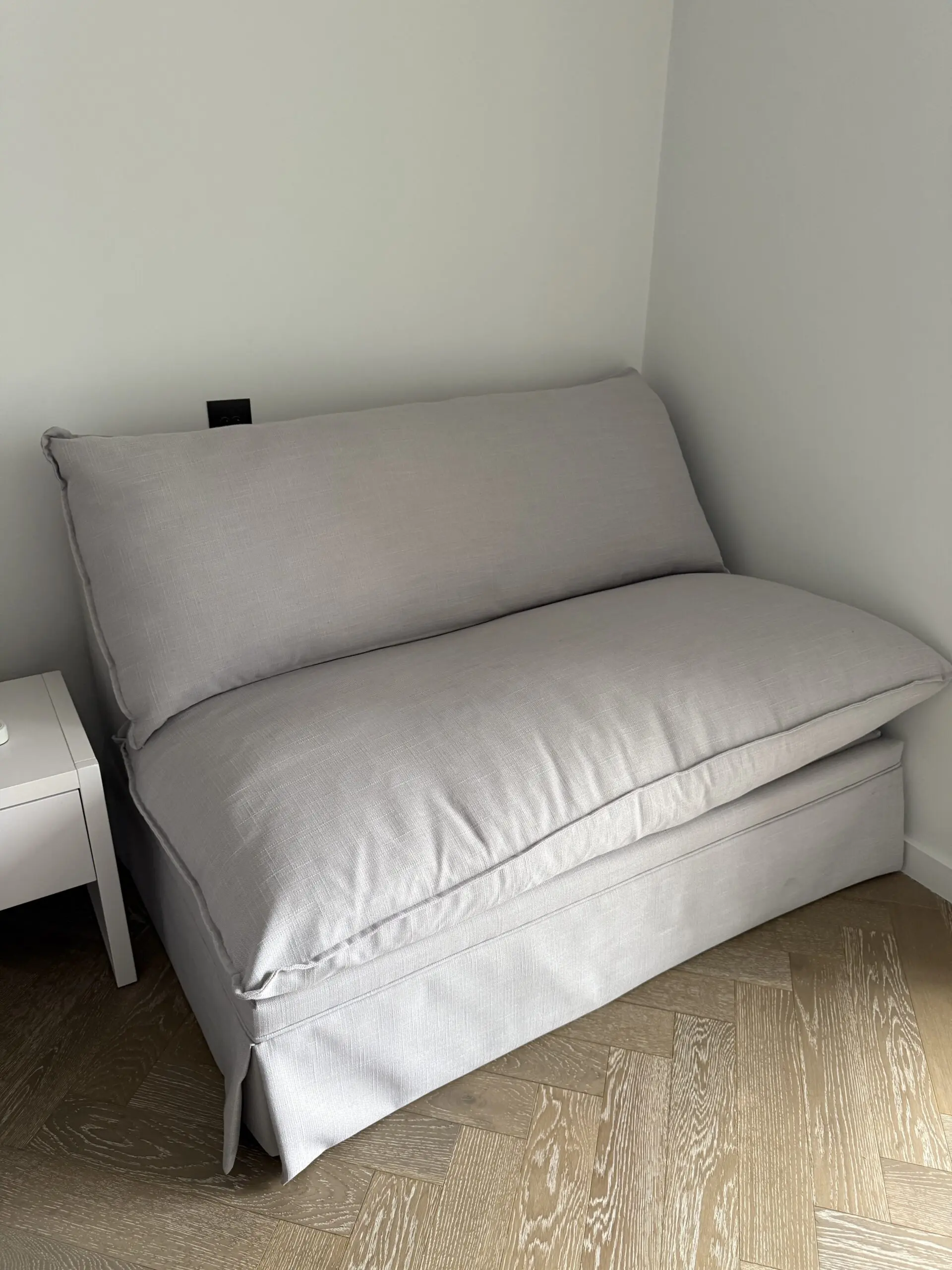 Costume made and almost new sofa bed from Willow & Hall