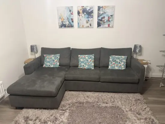 JOHN LEWIS LIKE NEW BAILEY 5 SEATER SOFA WITH SOFA BED CHAISE + STORAGE