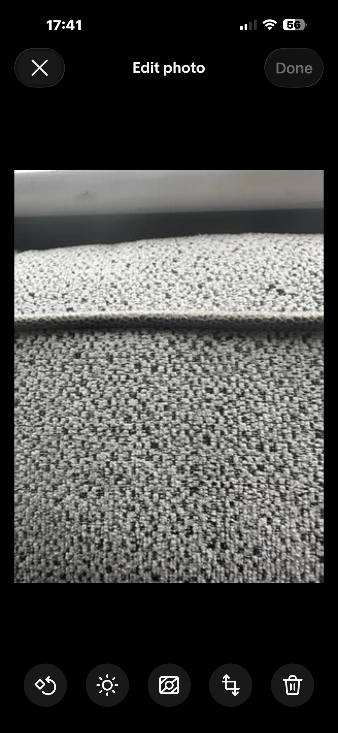 Grey 2 seat sofa & footstool