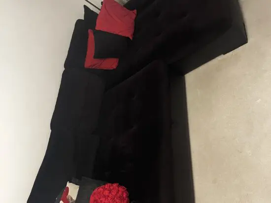 Black sofa