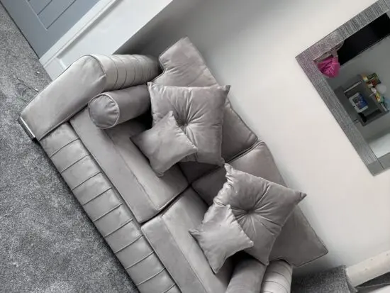 Sofology grey 2 and 3 seater sofas